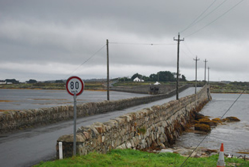 Droichead Charraig an Logáin [Carrickalegaun Bridge], LETTER MORE,  Co. GALWAY